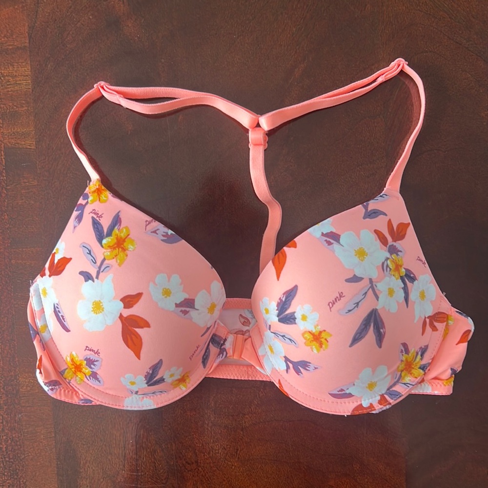 NWOT PINK Wear Everywhere push up bra.